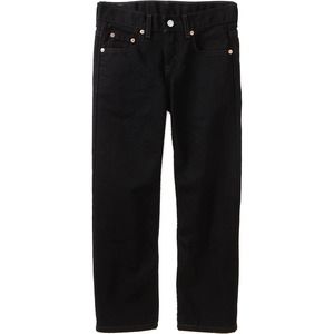 NWT LEVIS Boys Size 8 HUSKY BLACK Jeans 28x23 550 Relaxed Fit